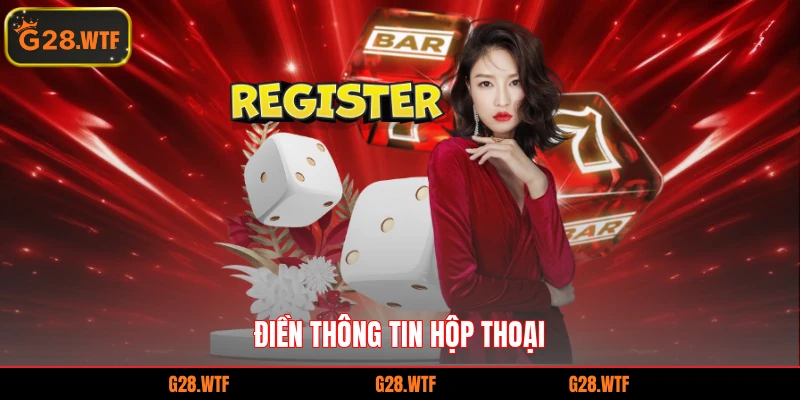 Điền thông tin hộp thoại